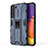 Coque Contour Silicone et Plastique Housse Etui Mat avec Aimant Magnetique Support pour Samsung Galaxy S21 Plus 5G Petit