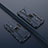 Coque Contour Silicone et Plastique Housse Etui Mat avec Aimant Magnetique Support T01 pour OnePlus Nord N200 5G Bleu