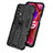 Coque Contour Silicone et Plastique Housse Etui Mat avec Aimant Magnetique Support T01 pour OnePlus Nord N200 5G Petit