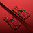 Coque Contour Silicone et Plastique Housse Etui Mat avec Aimant Magnetique Support T01 pour Oppo A93 5G Rouge