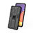 Coque Contour Silicone et Plastique Housse Etui Mat avec Aimant Magnetique Support T01 pour Samsung Galaxy S23 FE 5G Petit