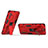 Coque Contour Silicone et Plastique Housse Etui Mat avec Aimant Magnetique Support T02 pour Samsung Galaxy S23 FE 5G Rouge