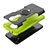 Coque Contour Silicone et Plastique Housse Etui Mat avec Magnetique Support Bague Anneau JX1 pour Nokia 5.4 Petit