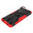 Coque Contour Silicone et Plastique Housse Etui Mat avec Magnetique Support Bague Anneau JX1 pour Nokia C100 Petit