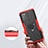 Coque Contour Silicone et Plastique Housse Etui Mat avec Magnetique Support Bague Anneau JX1 pour Samsung Galaxy F02S SM-E025F Petit