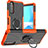 Coque Contour Silicone et Plastique Housse Etui Mat avec Magnetique Support Bague Anneau JX1 pour Sony Xperia 10 III SOG04 Petit