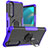 Coque Contour Silicone et Plastique Housse Etui Mat avec Magnetique Support Bague Anneau JX1 pour Sony Xperia 5 III SO-53B Petit