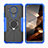 Coque Contour Silicone et Plastique Housse Etui Mat avec Magnetique Support Bague Anneau JX2 pour Nokia 5.4 Petit