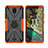 Coque Contour Silicone et Plastique Housse Etui Mat avec Magnetique Support Bague Anneau JX2 pour Nokia C100 Petit