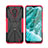 Coque Contour Silicone et Plastique Housse Etui Mat avec Magnetique Support Bague Anneau JX2 pour Nokia C30 Petit