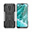 Coque Contour Silicone et Plastique Housse Etui Mat avec Magnetique Support Bague Anneau JX2 pour Nokia C30 Petit