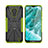 Coque Contour Silicone et Plastique Housse Etui Mat avec Magnetique Support Bague Anneau JX2 pour Nokia C30 Petit