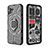 Coque Contour Silicone et Plastique Housse Etui Mat avec Magnetique Support Bague Anneau KC1 pour Nothing Phone 2 Petit