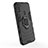 Coque Contour Silicone et Plastique Housse Etui Mat avec Magnetique Support Bague Anneau KC1 pour Samsung Galaxy A11 Petit