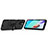 Coque Contour Silicone et Plastique Housse Etui Mat avec Magnetique Support Bague Anneau KC1 pour Xiaomi Redmi Note 11 4G (2021) Petit