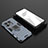 Coque Contour Silicone et Plastique Housse Etui Mat avec Magnetique Support Bague Anneau KC2 pour OnePlus 10 Pro 5G Petit