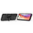 Coque Contour Silicone et Plastique Housse Etui Mat avec Magnetique Support Bague Anneau KC2 pour Vivo iQOO Z3 5G Petit