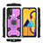 Coque Contour Silicone et Plastique Housse Etui Mat avec Magnetique Support Bague Anneau KC3 pour Samsung Galaxy M30s Violet