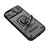 Coque Contour Silicone et Plastique Housse Etui Mat avec Magnetique Support Bague Anneau KC4 pour Apple iPhone 14 Petit