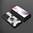 Coque Contour Silicone et Plastique Housse Etui Mat avec Magnetique Support Bague Anneau KC5 pour Vivo X70 Pro+ Plus 5G Petit