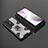 Coque Contour Silicone et Plastique Housse Etui Mat avec Magnetique Support Bague Anneau KC5 pour Vivo X70 Pro+ Plus 5G Petit