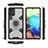 Coque Contour Silicone et Plastique Housse Etui Mat avec Magnetique Support Bague Anneau KC7 pour Samsung Galaxy A71 4G A715 Petit