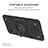 Coque Contour Silicone et Plastique Housse Etui Mat avec Magnetique Support Bague Anneau MQ1 pour Samsung Galaxy A02 Petit