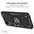 Coque Contour Silicone et Plastique Housse Etui Mat avec Magnetique Support Bague Anneau MQ1 pour Samsung Galaxy A03 Core Petit