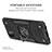 Coque Contour Silicone et Plastique Housse Etui Mat avec Magnetique Support Bague Anneau MQ1 pour Samsung Galaxy A22 5G Petit