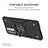 Coque Contour Silicone et Plastique Housse Etui Mat avec Magnetique Support Bague Anneau MQ1 pour Samsung Galaxy A24 4G Petit