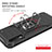 Coque Contour Silicone et Plastique Housse Etui Mat avec Magnetique Support Bague Anneau MQ1 pour Samsung Galaxy A70 Petit