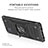 Coque Contour Silicone et Plastique Housse Etui Mat avec Magnetique Support Bague Anneau MQ1 pour Samsung Galaxy A71 4G A715 Petit