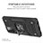 Coque Contour Silicone et Plastique Housse Etui Mat avec Magnetique Support Bague Anneau MQ1 pour Samsung Galaxy A72 4G Petit