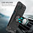 Coque Contour Silicone et Plastique Housse Etui Mat avec Magnetique Support Bague Anneau MQ1 pour Samsung Galaxy F12 Petit