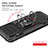 Coque Contour Silicone et Plastique Housse Etui Mat avec Magnetique Support Bague Anneau MQ1 pour Samsung Galaxy M10 Petit