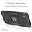 Coque Contour Silicone et Plastique Housse Etui Mat avec Magnetique Support Bague Anneau MQ1 pour Samsung Galaxy M51 Petit