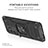 Coque Contour Silicone et Plastique Housse Etui Mat avec Magnetique Support Bague Anneau MQ1 pour Samsung Galaxy S20 Ultra 5G Petit