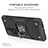 Coque Contour Silicone et Plastique Housse Etui Mat avec Magnetique Support Bague Anneau MQ1 pour Xiaomi Mi 10T 5G Petit