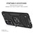 Coque Contour Silicone et Plastique Housse Etui Mat avec Magnetique Support Bague Anneau MQ1 pour Xiaomi Mi 11i 5G (2022) Petit