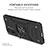 Coque Contour Silicone et Plastique Housse Etui Mat avec Magnetique Support Bague Anneau MQ1 pour Xiaomi Mi 11i 5G Petit