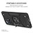 Coque Contour Silicone et Plastique Housse Etui Mat avec Magnetique Support Bague Anneau MQ1 pour Xiaomi Mi 11T 5G Petit