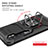 Coque Contour Silicone et Plastique Housse Etui Mat avec Magnetique Support Bague Anneau MQ1 pour Xiaomi Mi Note 10 Lite Petit