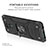 Coque Contour Silicone et Plastique Housse Etui Mat avec Magnetique Support Bague Anneau MQ1 pour Xiaomi Poco M2 Pro Petit