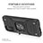 Coque Contour Silicone et Plastique Housse Etui Mat avec Magnetique Support Bague Anneau MQ1 pour Xiaomi Poco M3 Petit