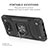 Coque Contour Silicone et Plastique Housse Etui Mat avec Magnetique Support Bague Anneau MQ1 pour Xiaomi Poco X3 Petit