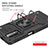 Coque Contour Silicone et Plastique Housse Etui Mat avec Magnetique Support Bague Anneau MQ1 pour Xiaomi Redmi 9 Power Petit