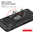 Coque Contour Silicone et Plastique Housse Etui Mat avec Magnetique Support Bague Anneau MQ1 pour Xiaomi Redmi 9A Petit