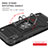 Coque Contour Silicone et Plastique Housse Etui Mat avec Magnetique Support Bague Anneau MQ1 pour Xiaomi Redmi 9i Petit