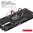 Coque Contour Silicone et Plastique Housse Etui Mat avec Magnetique Support Bague Anneau MQ1 pour Xiaomi Redmi Note 10 4G Petit