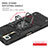 Coque Contour Silicone et Plastique Housse Etui Mat avec Magnetique Support Bague Anneau MQ1 pour Xiaomi Redmi Note 10 Pro Max Petit